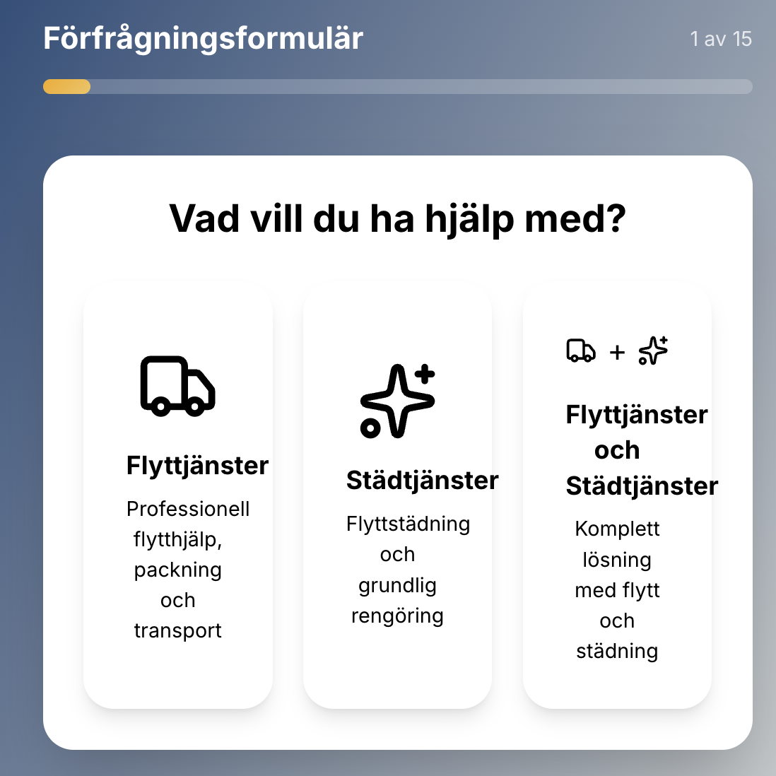 Begär Offert