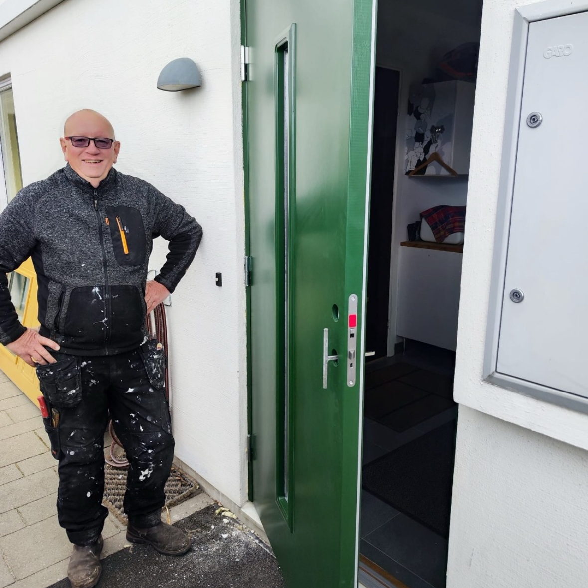 Dörrbyte hos kund